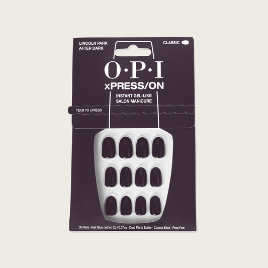 OPI xPRESS/ON Reusable Press-On Nail Lincoln Park After Dark ANW42S