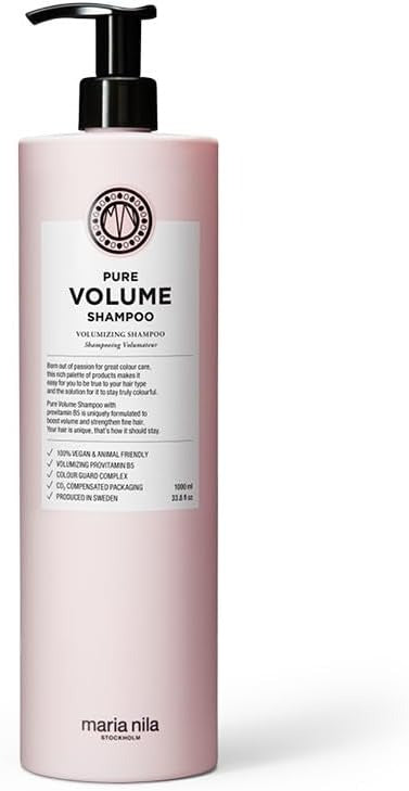 Maria Nila Pure Volume Shampoo - Boosts Volume & Strength for Fine Hair