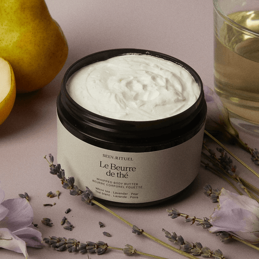 Beurre corporel fouetté fragrance de Thé