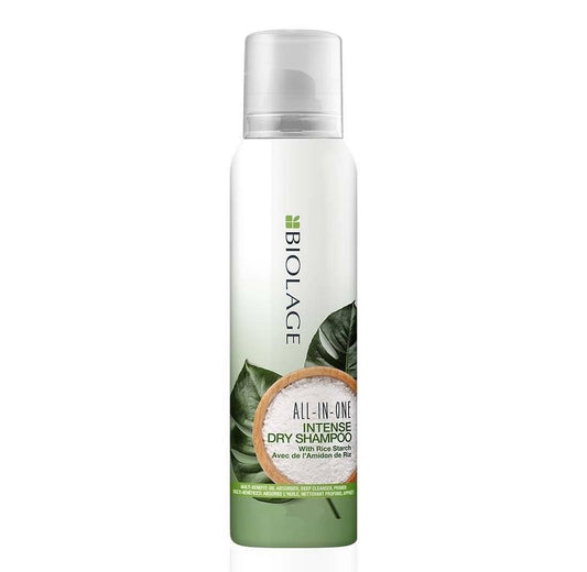 Biolage All-In-One Intense Dry Shampoo with Rice Starch – Vegan, Oil-Absorbing, No Residue, 91g