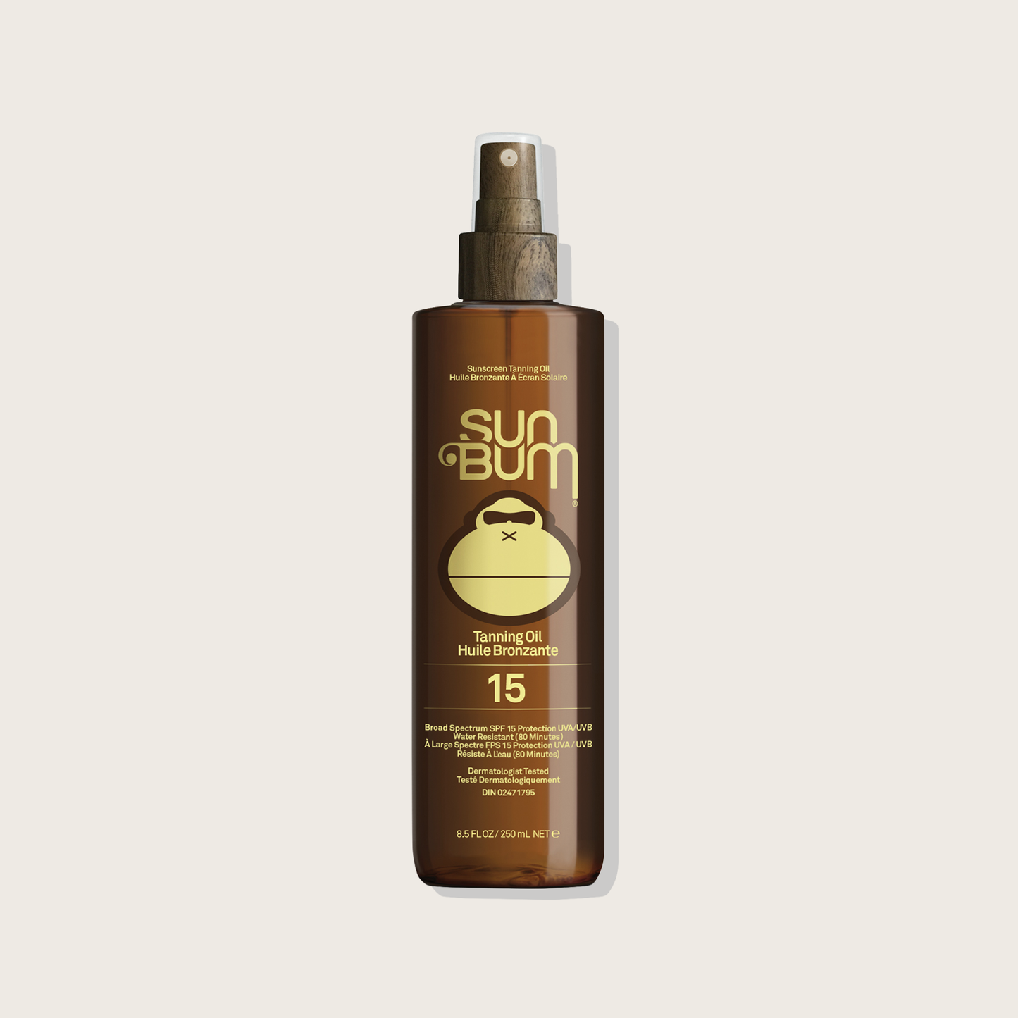 Huile de bronzage solaire SPF 15