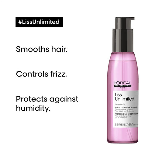 Liss Unlimited Full Smoothing Ritual (300ml Shampoo + 250ml Mask + 125ml Serum)