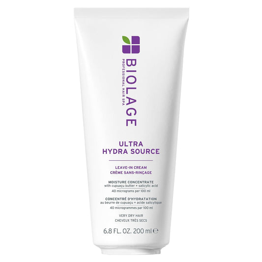 Biolage Ultra HydraSource Leave-In Cream — 200 ml tube, front label, plain white background