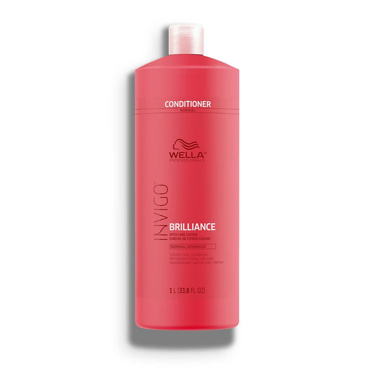 Wella Professionals Invigo Brilliance – Vibrant Colour Conditioner for Coarse Hair — packshot, front of pack