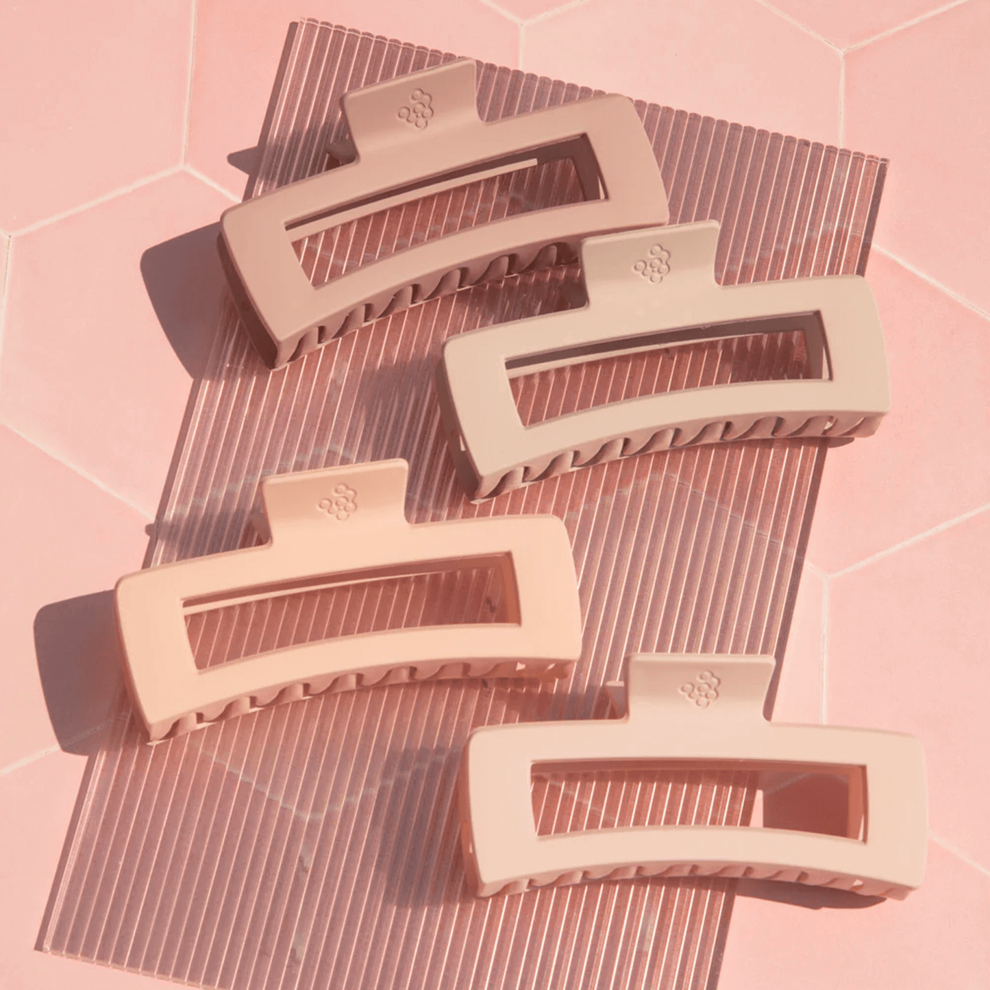 Pinces King Klaws couleur blush – 4/pqt