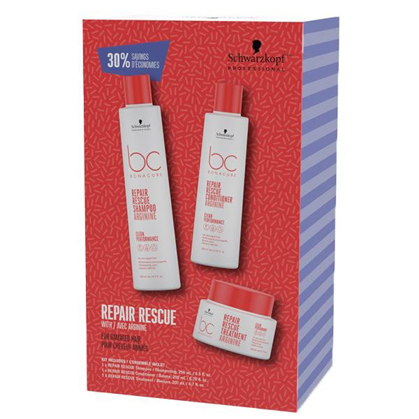 Schwarzkopf Bonacure Repair Rescue Set – Complete Damage Repair for Weakened Hair