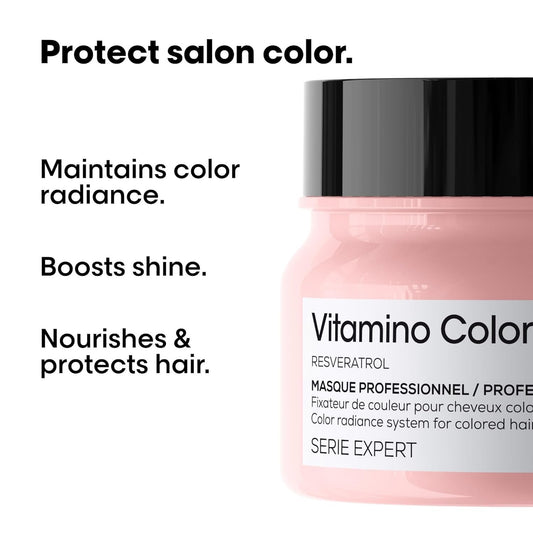 L’Oréal Professionnel Vitamino Color Mask – Intense Color Protection & Shine for Treated Hair