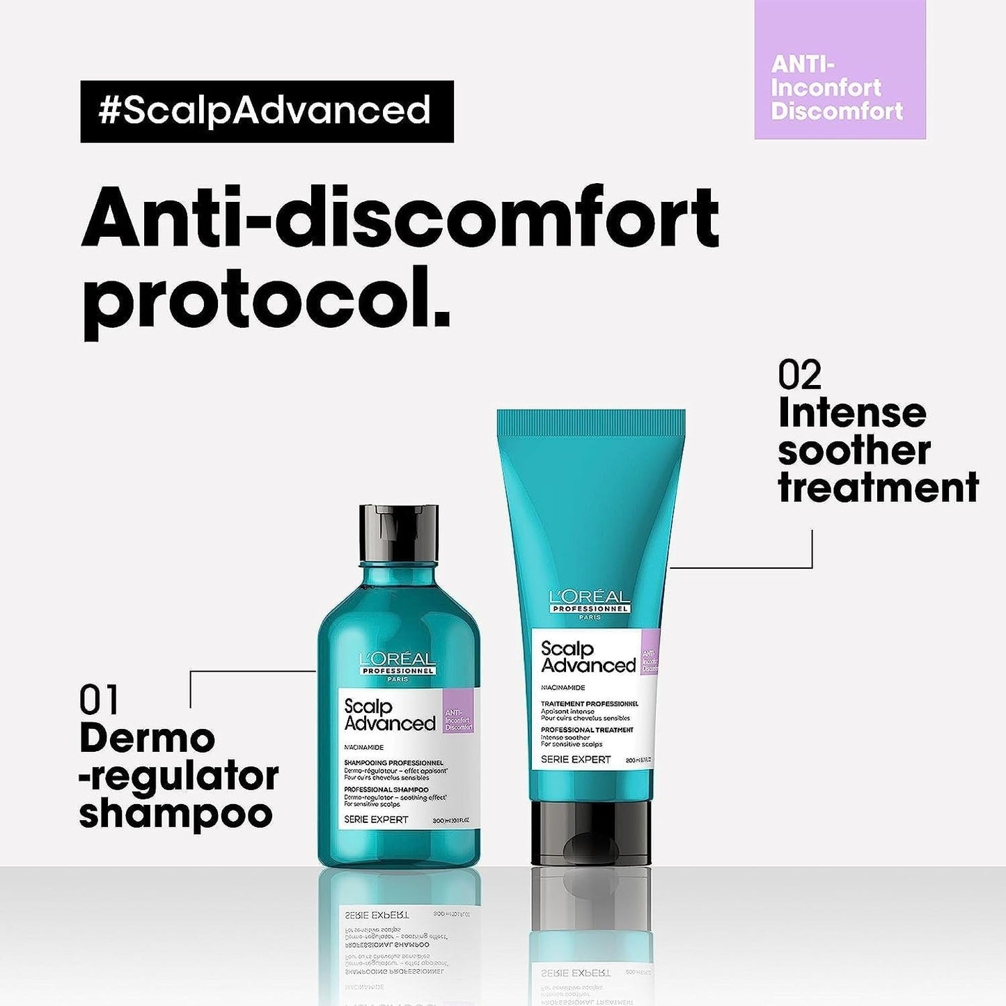 L'Oréal Professionnel Scalp Advanced Anti-Discomfort Shampoo for Sensitive Scalps