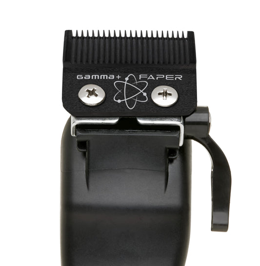 Gamma+ Faper Black DLC Clipper Blade & Slim Deep Tooth Cutter – Professional