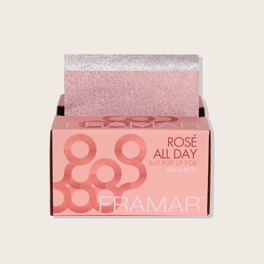 Feuilles aluminium gaufrées Rosé All Day 5x11 – 500 unités