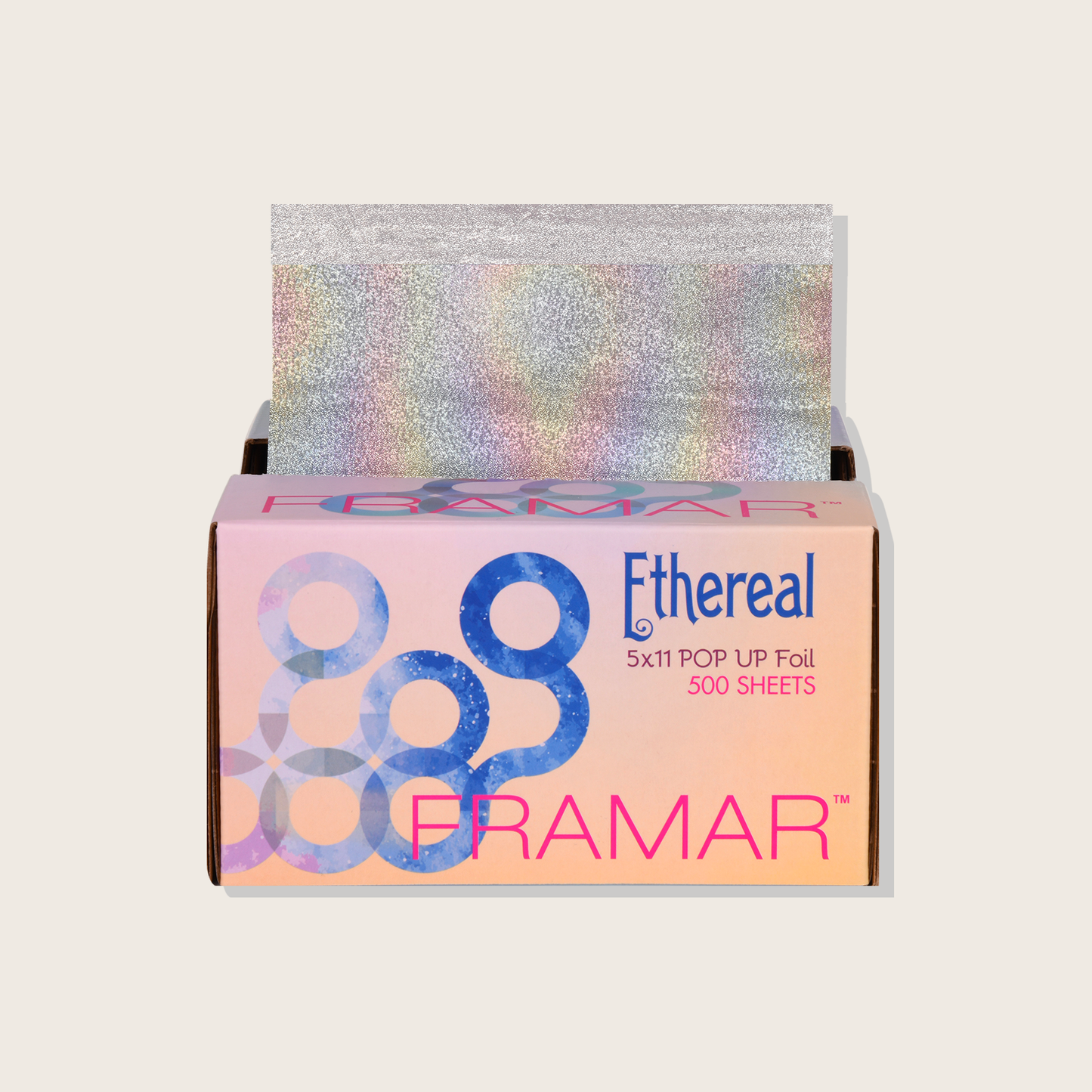 Feuilles aluminium gaufrées Ethereal 5x11 – 500 unités