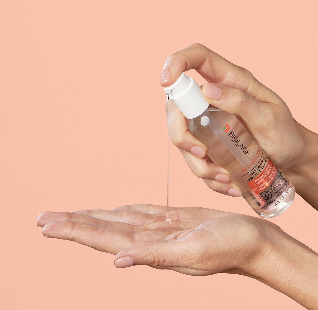 Biolage All-In-One Multi-Benefit Oil – Lightweight, Frizz Control, Shine Enhancing, Vegan 89ml