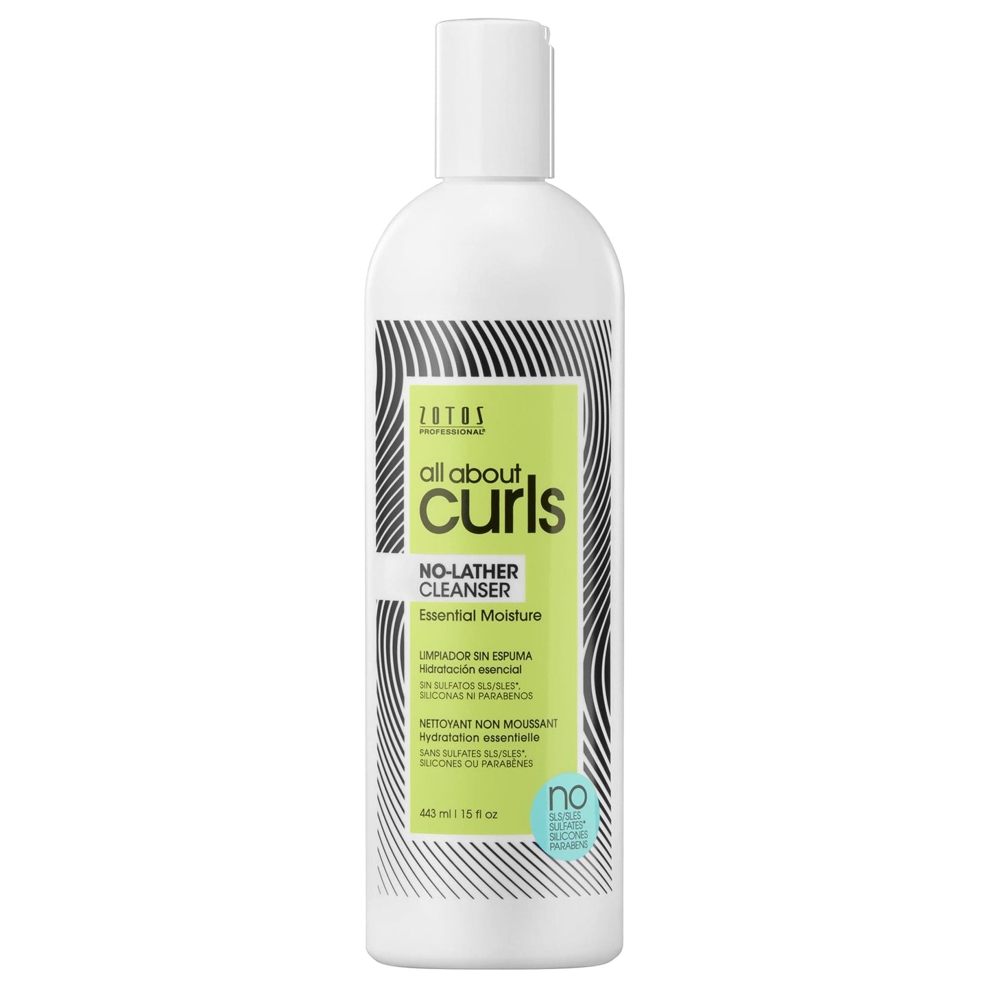All About Curls No-Lather Cleanser – Suds-Free Hydrating Wash for All Curl Types | 443 ml
