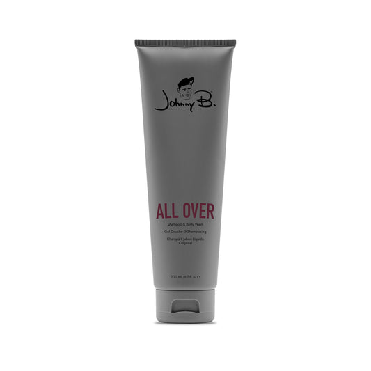 Johnny B All Over Shampoo, 6.7 Ounces — 200 ml (6.7 oz) tube, front label, white background