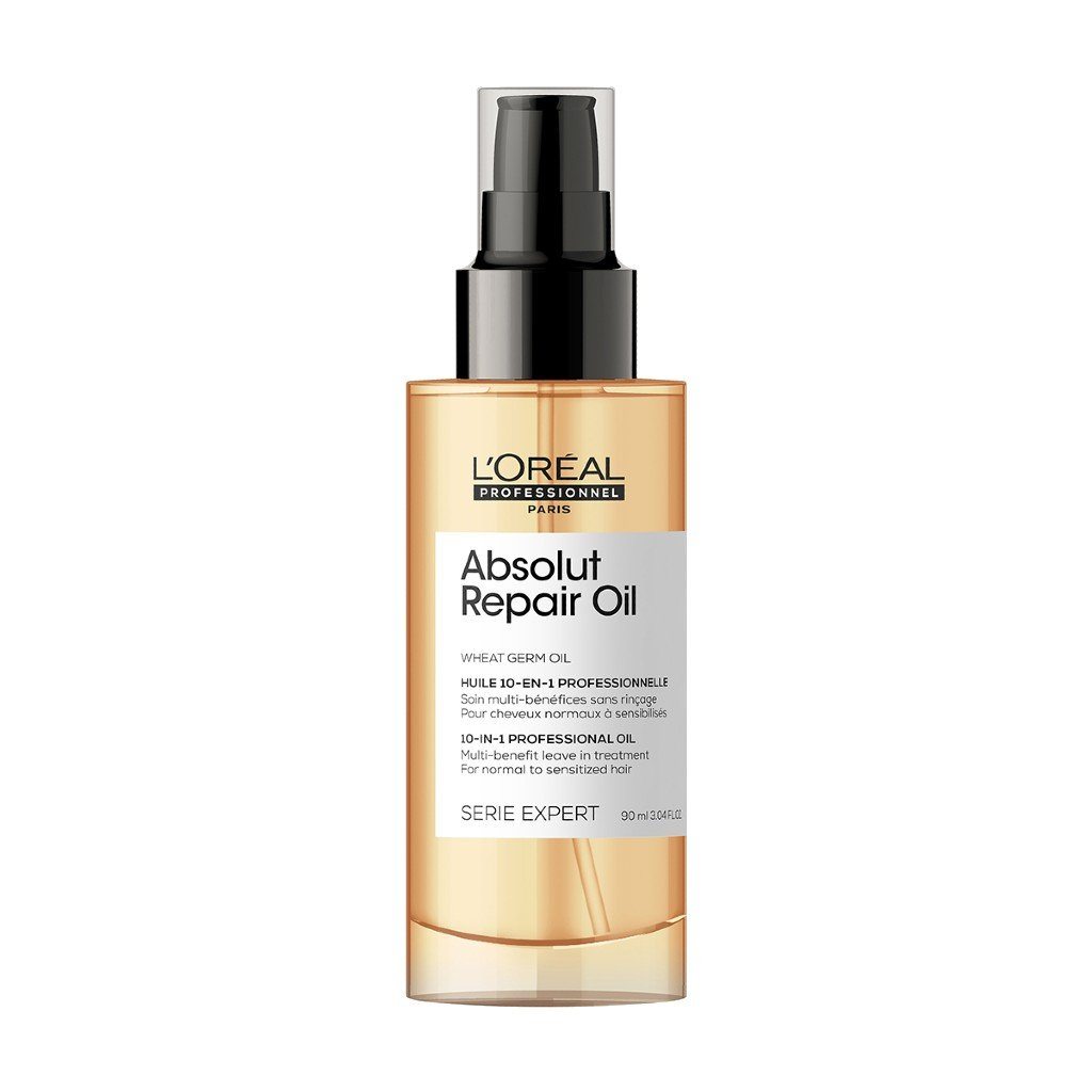 L’Oréal Professionnel Absolut Repair 100% Professional Nourishing Oil – Leave-In Repair & Shine Treatment