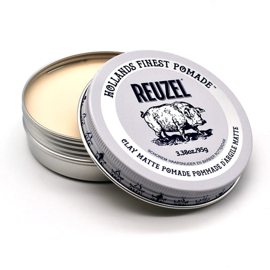 Reuzel Clay Matte Pomade – Medium Hold, Matte Finish – current official package, 95g