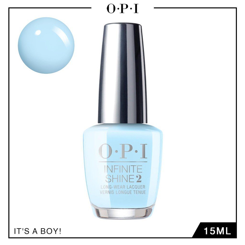 OPI Infinite Shine in It's a Boy! - Long-Lasting Pastel Blue Crème