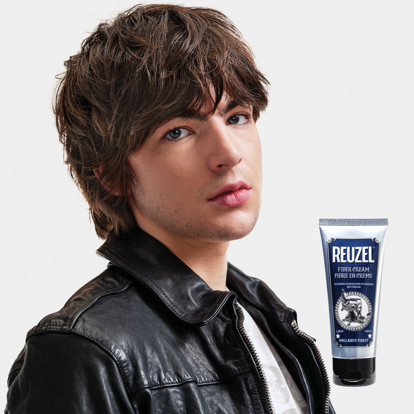 Reuzel Fiber Cream 100ml - Pliable Hold with a Natural Finish