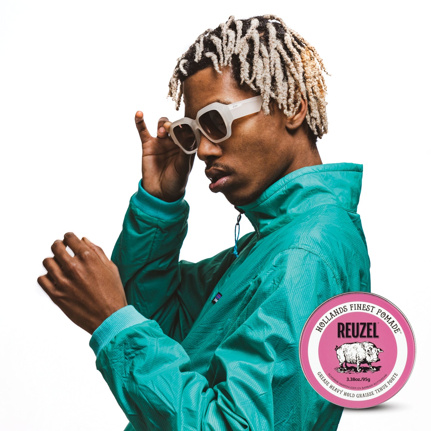 Reuzel Grease Pink Heavy Hold Pomade for Ultimate Style Control