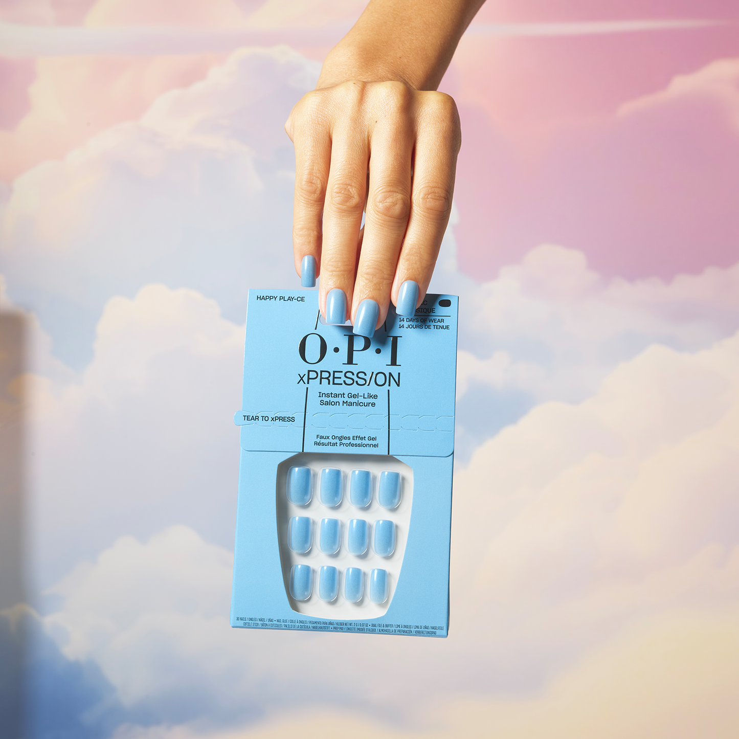 OPI xPRESS/ON Reusable Press-On Nail Happy Play-ce AN043S