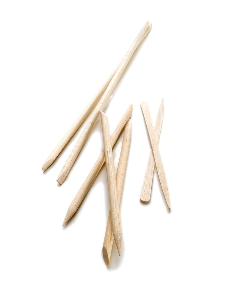 (100/sac)Applicateurs en bois 3,5''