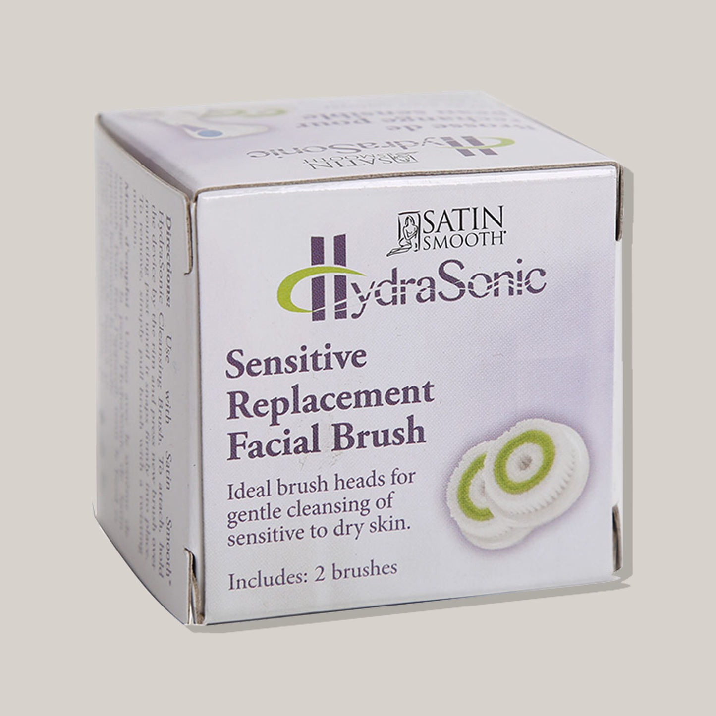 Ensemble 2 brosses HydraSonicPeau sensible SSHSBS2C