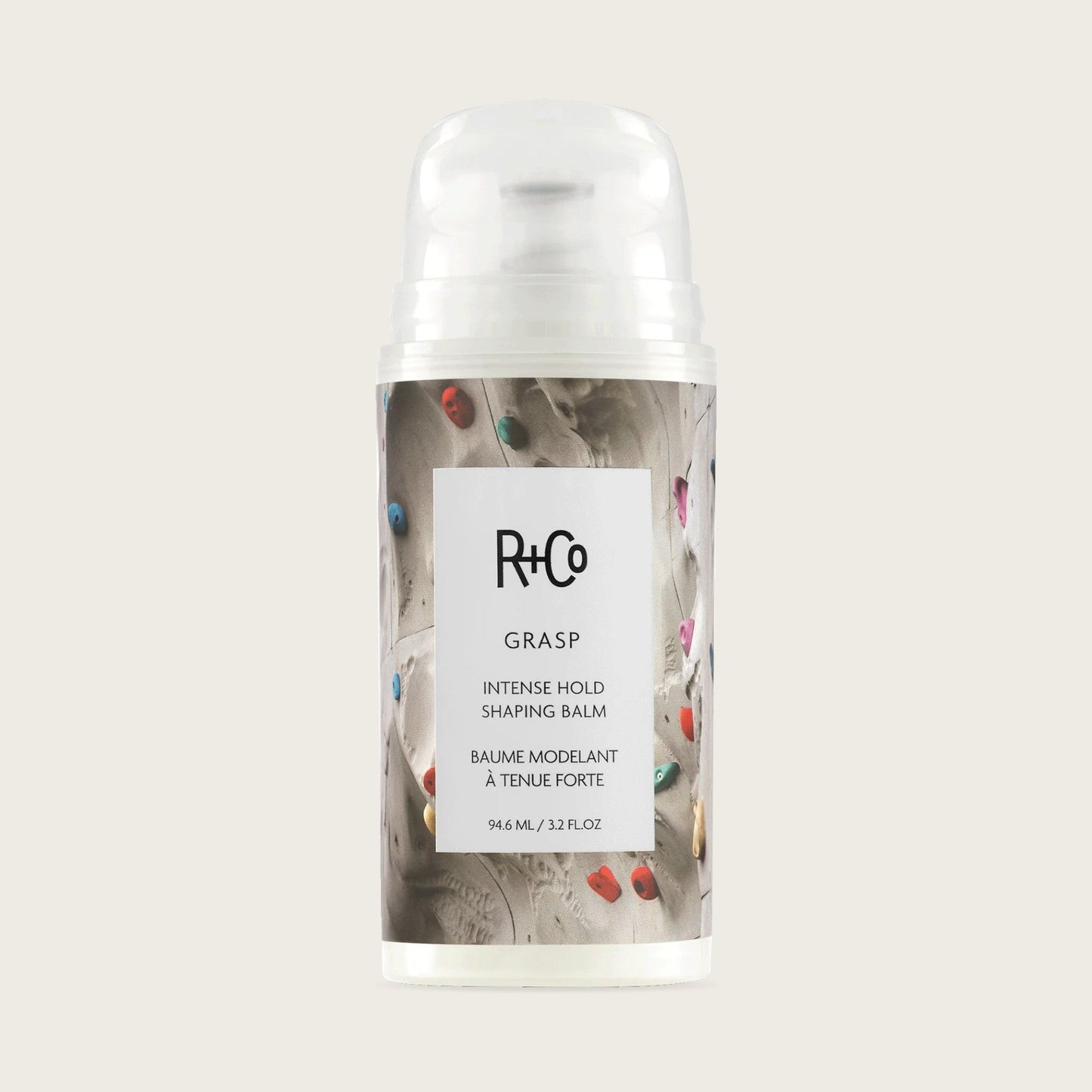 R+Co Grasp Strong Hold Styling Balm for a Sleek Finish