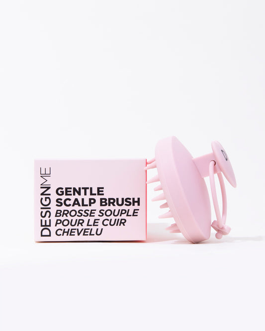 Design.Me Gentle Scalp Brush – Soft Flexible Bristles for Cleansing & Massage