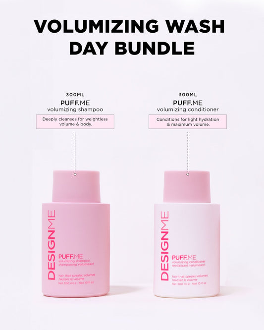 Design.Me Puff.Me Shampoo & Conditioner Duo | 2 × 300ml