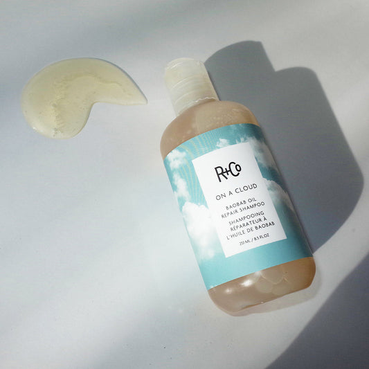 R+Co On a Cloud Baobab Oil Repair Shampoo for Damaged Hair