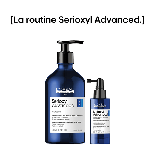 L'Oréal Professionnel Série Expert Serioxyl Advanced Holiday Gift Set – Shampoo 500ml & Densifying Serum 90ml | L'Oréal Professionnel | ProHair.ca