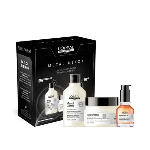 L’Oréal Professionnel Metal Detox Trio – Shampoo 300ml + Mask 250ml + Oil 50ml