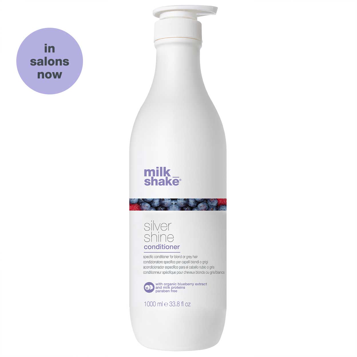 milk_shake Silver Shine Conditioner – Anti-Yellow Care for Blonde & Grey Hair