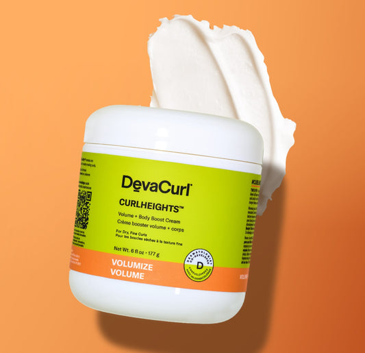 DevaCurl CurlHeights Volume + Body Boost Cream – Lightweight Volumizing Styler