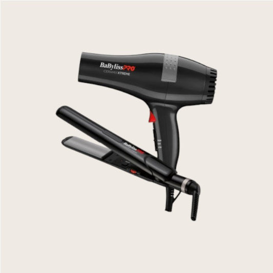 DUO BABYLISSPRO SECHOIR/FER PLAT #CEBKPP1C