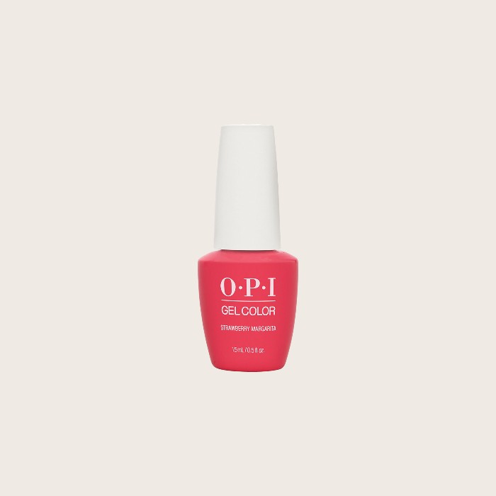 OPI GelColor Strawberry Margarita - Long-Lasting High Shine Gel Polish