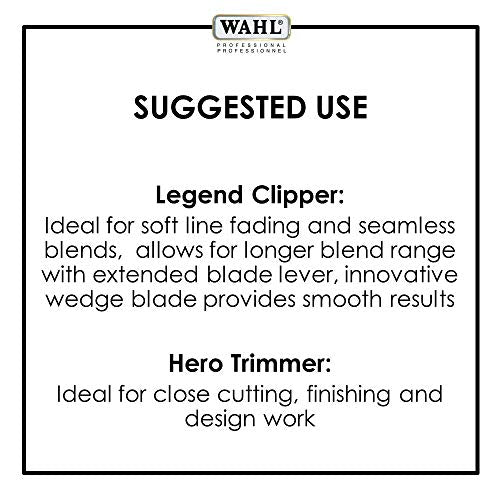 Wahl Professional 5-Star Barber Combo #56272 - Legend Clipper and Hero T-Blade Trimmer - ProCare Outlet by Wahl