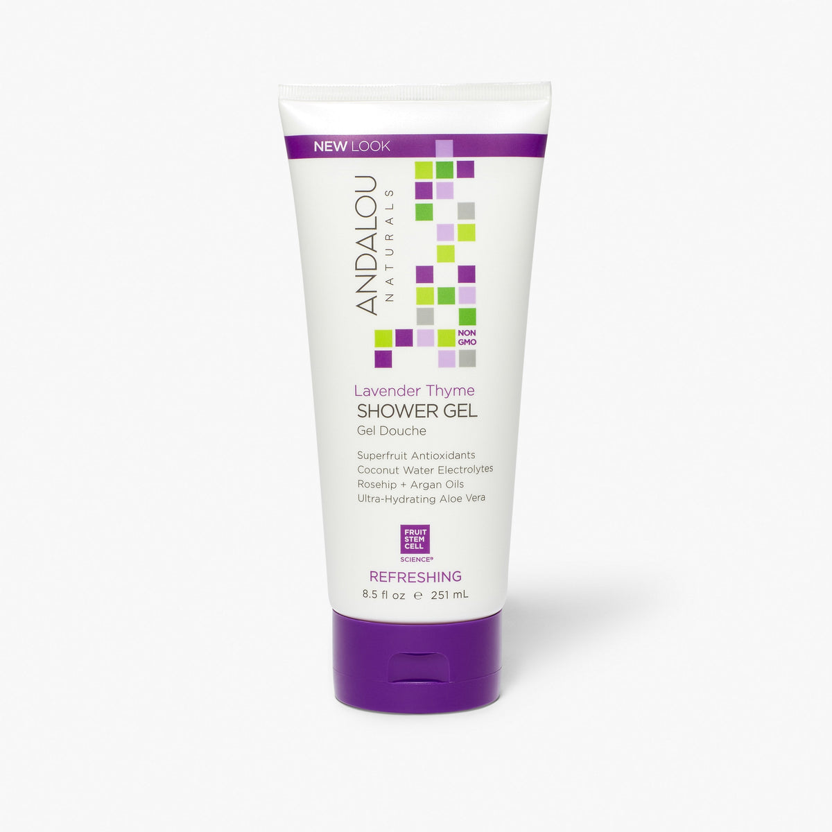 Lavender Thyme Refreshing Shower Gel - Default Title - by Andalou Naturals |ProCare Outlet|