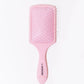 Design.Me Detangling Paddle Brush – Flexible Bristles with Built-In Bristle Cleaner