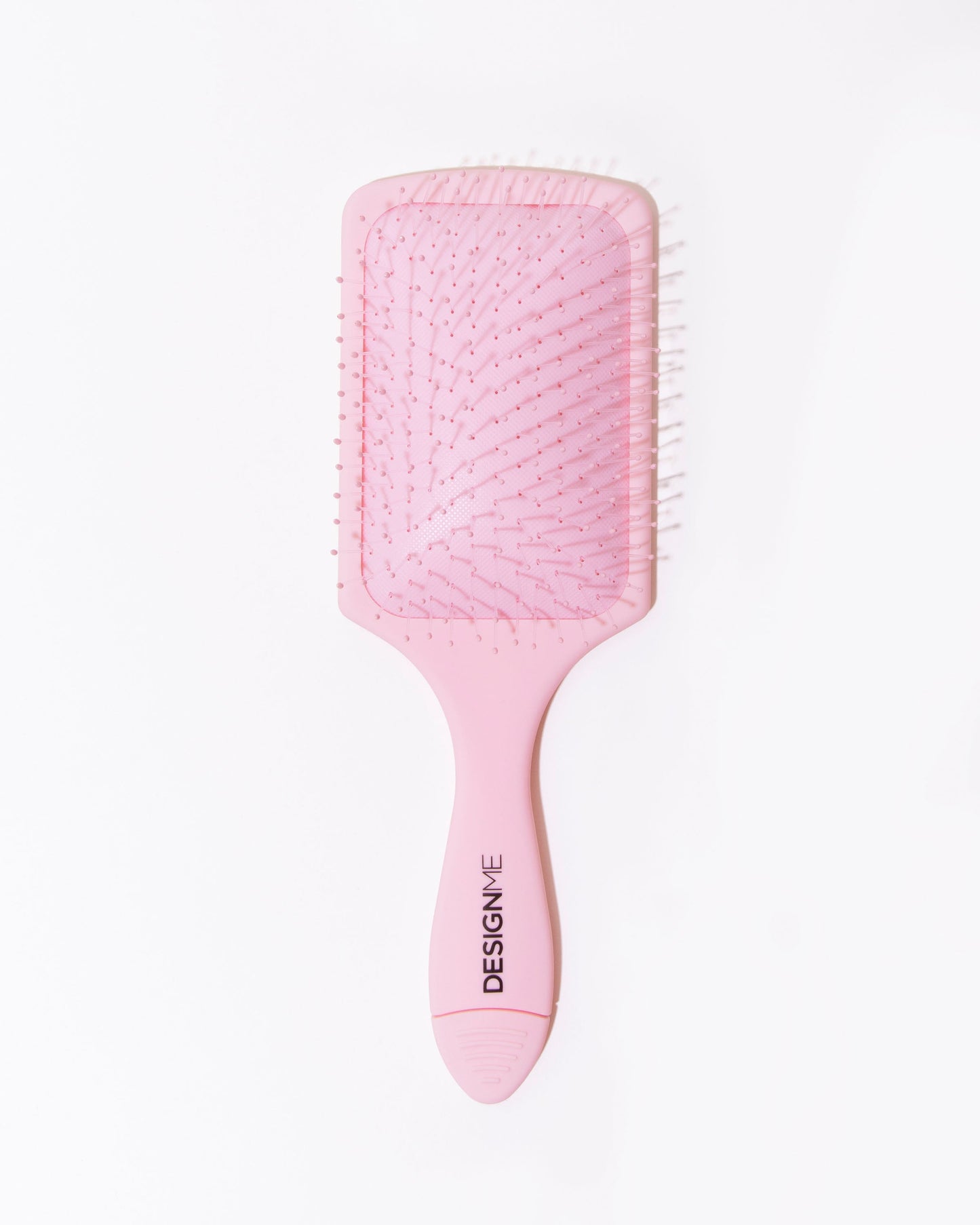 Design.Me Detangling Paddle Brush – Flexible Bristles with Built-In Bristle Cleaner