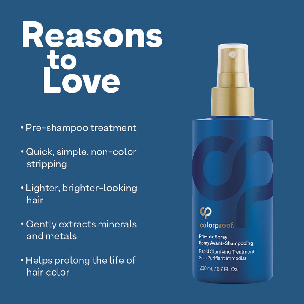 Colorproof Pre-Tox Spray formula and benefits