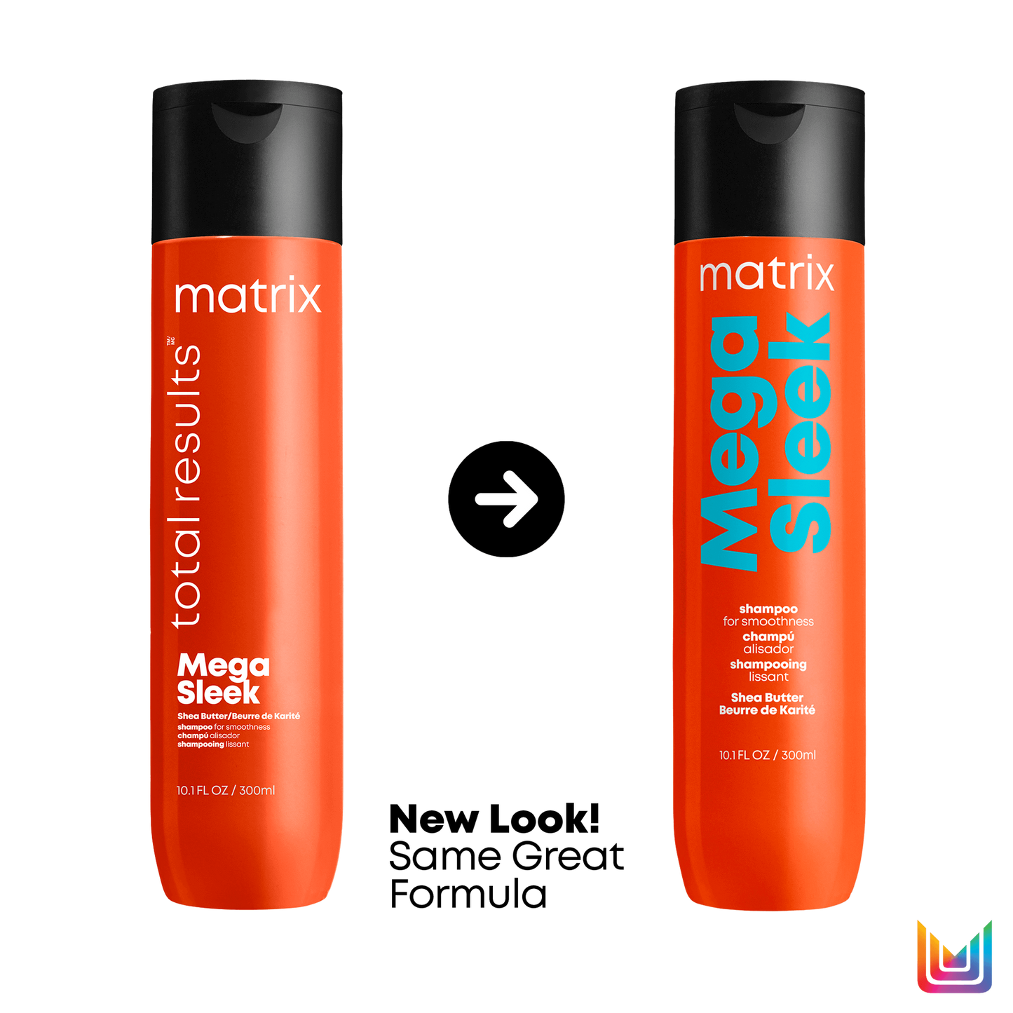 Matrix Total Results Mega Sleek Conditioner – Anti-Frizz, Smoothing, and Hydrating Formula with Shea Butter