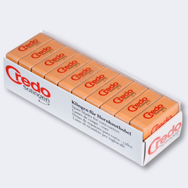 Credo Solingen Callus Remover Blades – 100/Box, 02513C – supplier product image