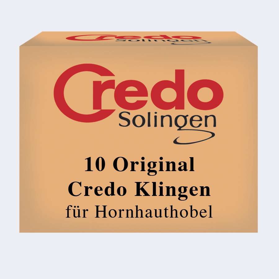 Credo Solingen Callus Remover Blades – 10/Box, 02510C – supplier product image