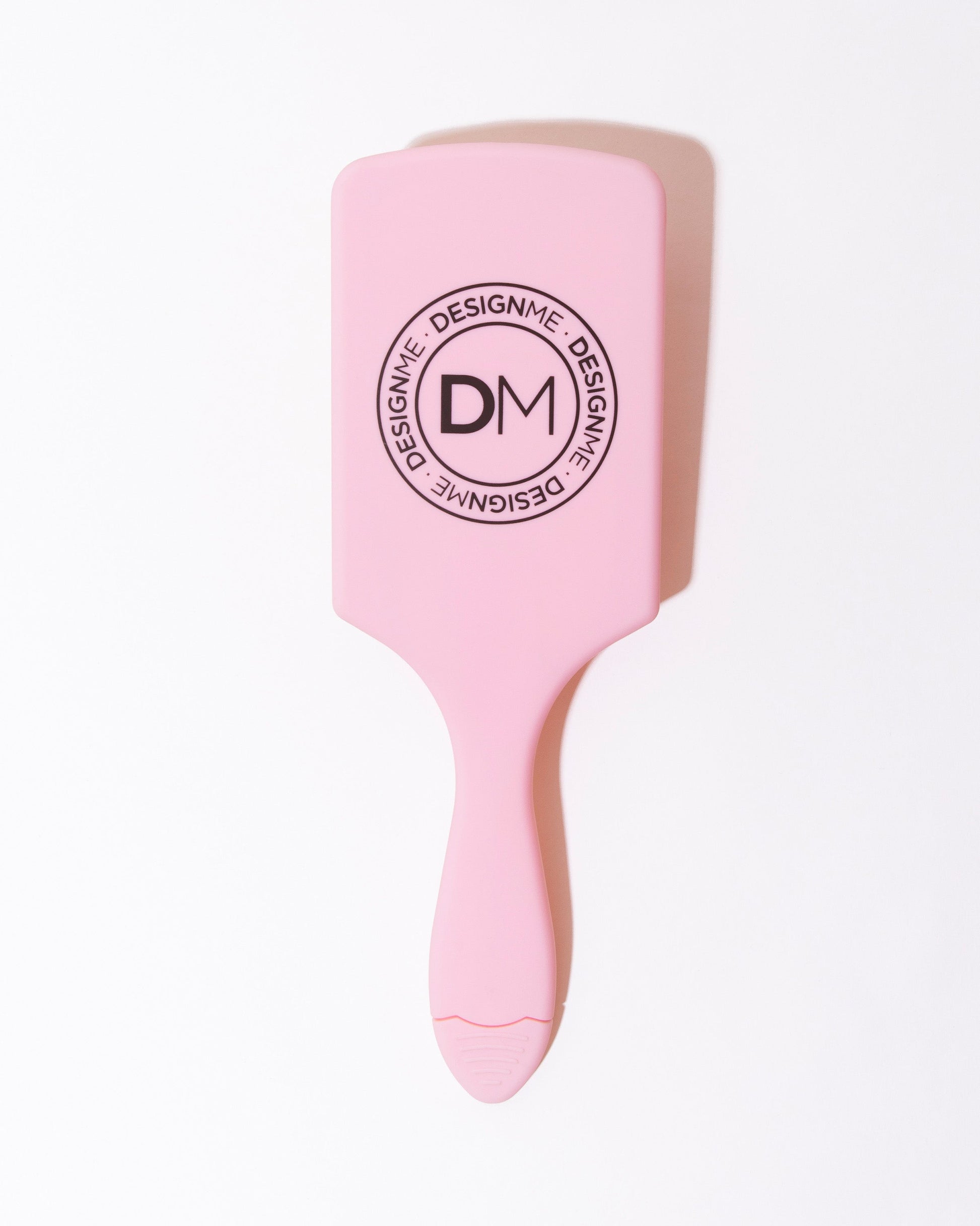 Design.Me Detangling Paddle Brush – Flexible Bristles with Built-In Bristle Cleaner