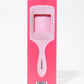 Design.Me Detangling Paddle Brush – Flexible Bristles with Built-In Bristle Cleaner