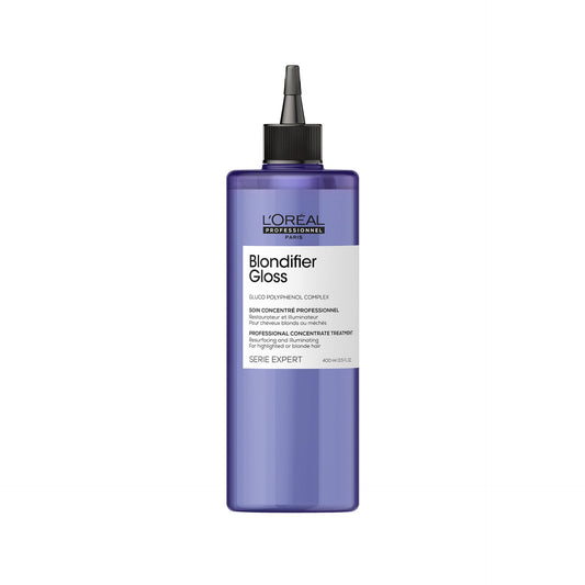 L'Oréal Professionnel Blondifier Rinse Treatment — official front packshot of the 400 ml professional concentrate treatment bottle, plain white background