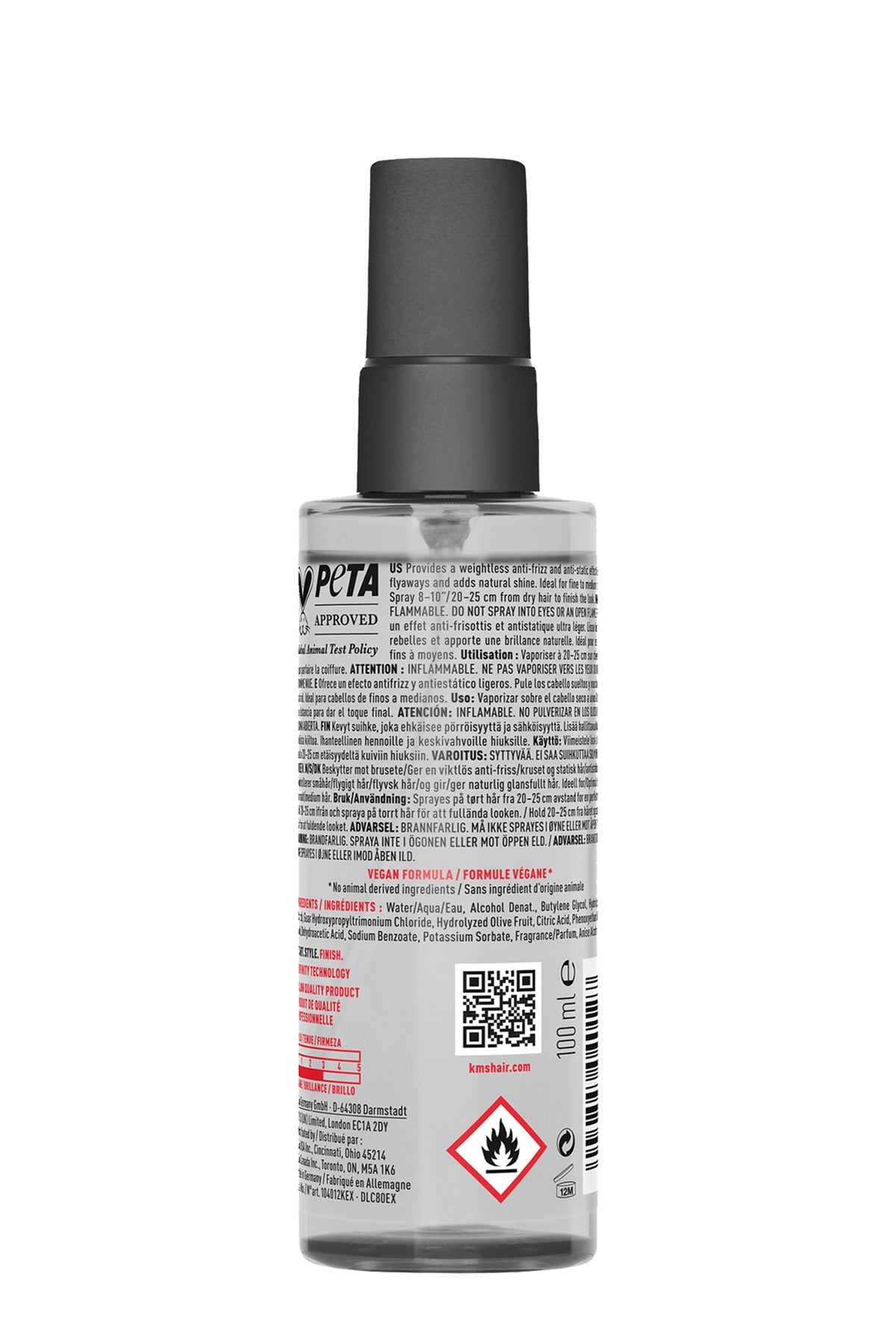 KMS AllSmooth Weightless Anti-Frizz Serum – 100ml — official KMS product image 2