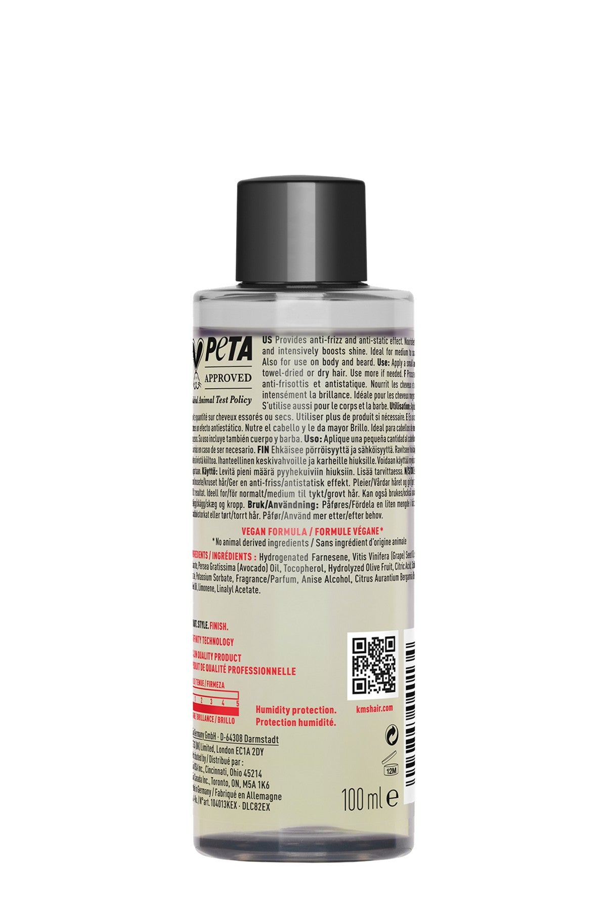 KMS AllSmooth Intense Nourishing Oil – 100ml — official KMS product image 2