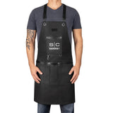 StyleCraft Studio Waterproof Barber & Salon Apron – Black Camo